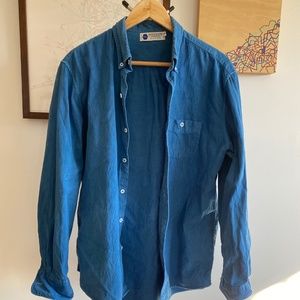 Industry Of All Nations indigo button down